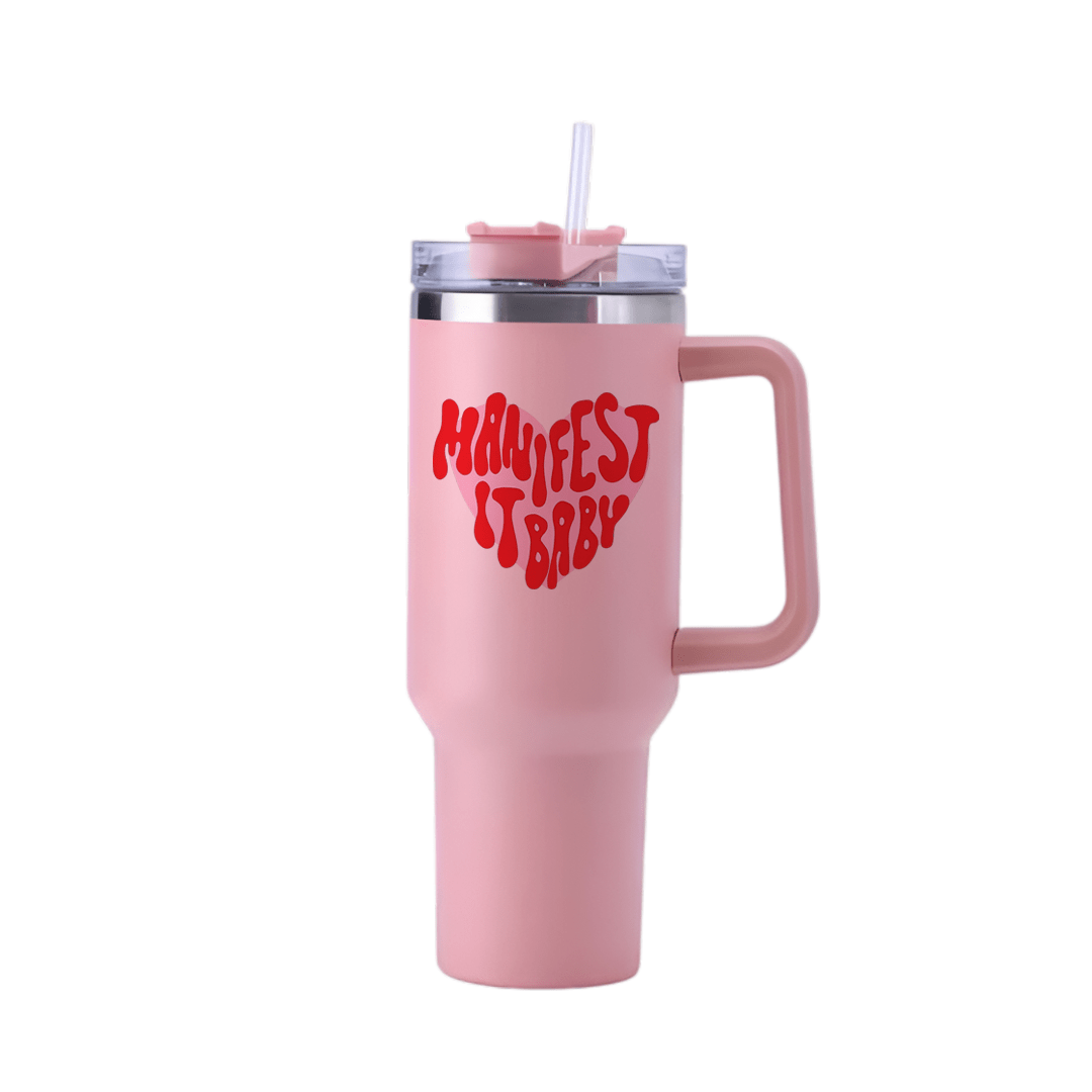 Manifest It Baby Tumbler - Memories InsiteMANIFEST IT TUMBLER-(PINK)